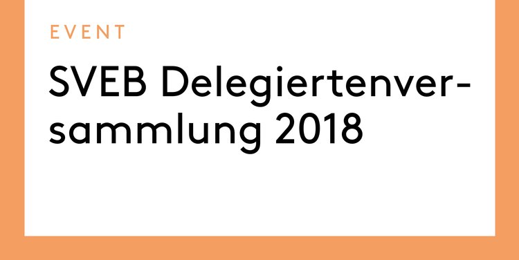 SVEB-Delegiertenversammlung 2018