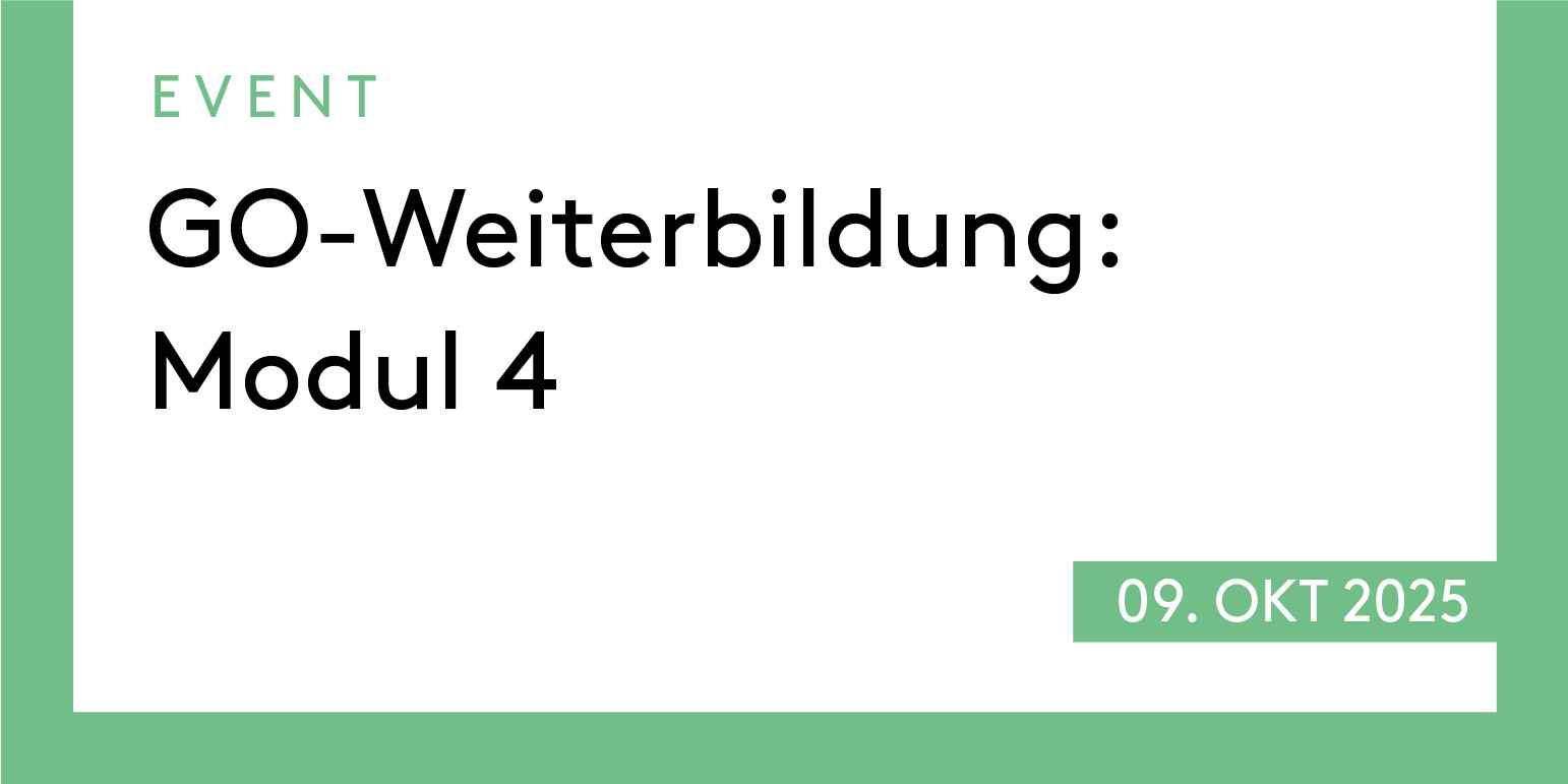 GO-Weiterbildung 2025: Modul 4