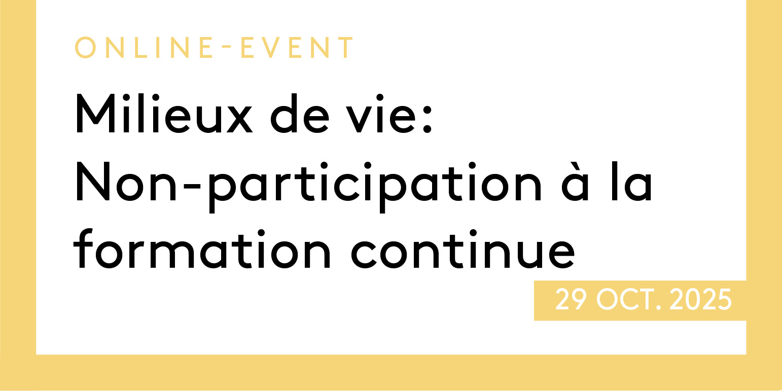Milieux de vie: Non-participation aux offres de formation en compétences de base – impulsions pour les prestataires