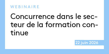 Concurrence dans le secteur de la formation continue